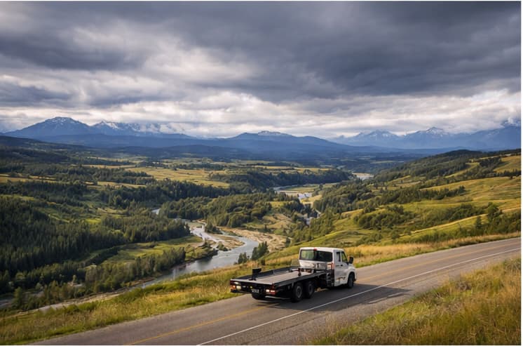 Cash for cars Cochrane Alberta — tow truck serving Cochrane and the Bow River foothills area