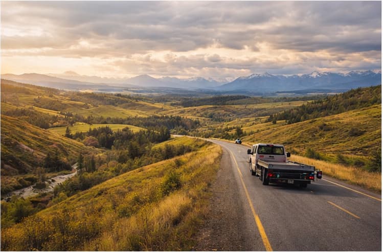 Cash for cars Diamond Valley Alberta — free junk car removal in the foothills communities south of Calgary